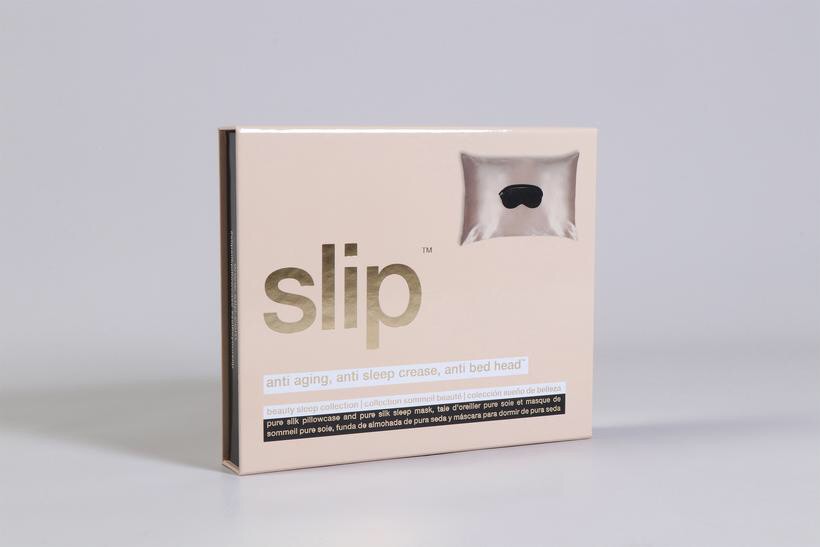 Slip Beauty Sleep Gift Set Caramel Pillowcase + Black Sleep mask