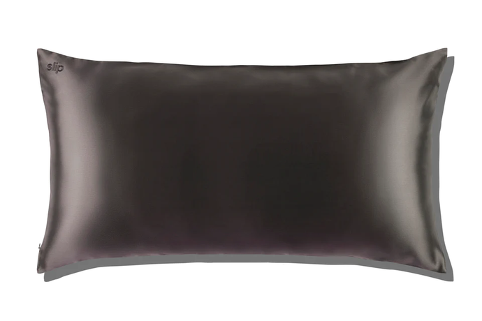 [34% OFF] Slip silk pillowcase (KS) - Charcoal