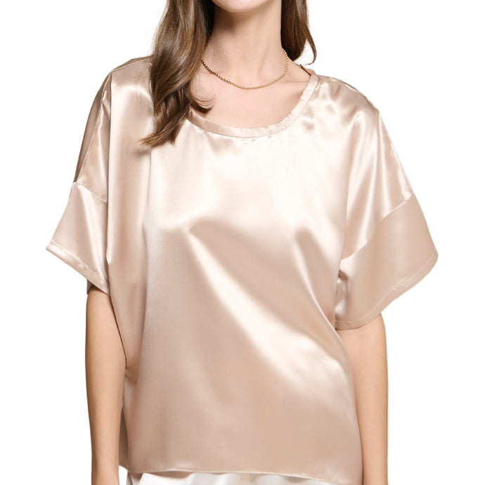 Bui Margot Silk Tee - Champagne
