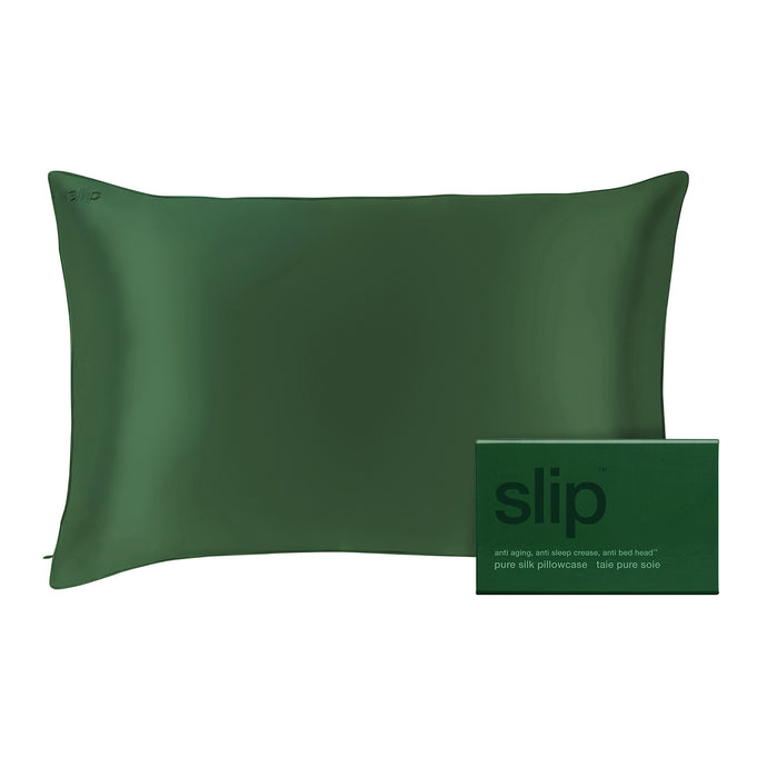 [32% OFF] Slip silk pillowcase - Moss Green