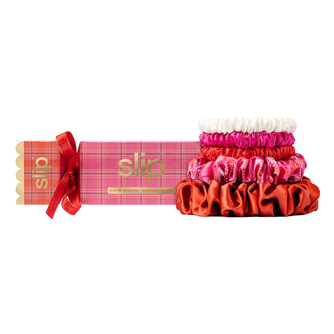 [30% OFF] Slip Scarlet Cracker Scrunchie Set