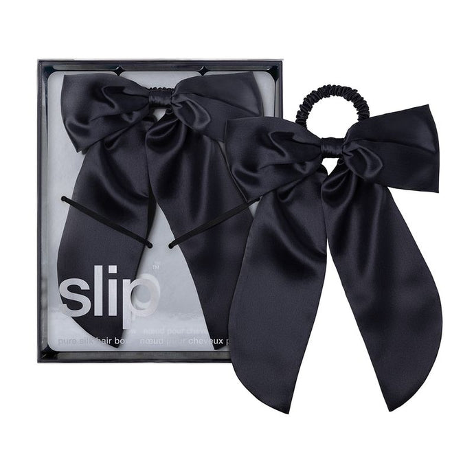 Slip Hair Bow - Black