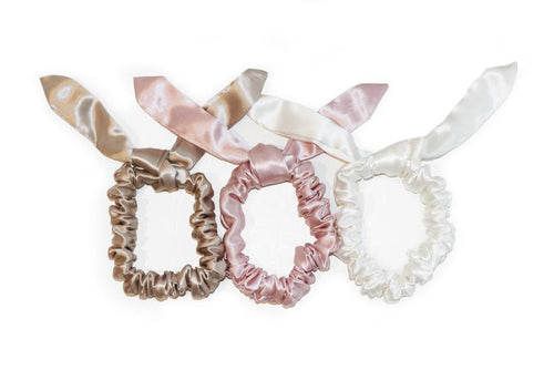 The Bunny Scrunchies - Pink/Caramel/White