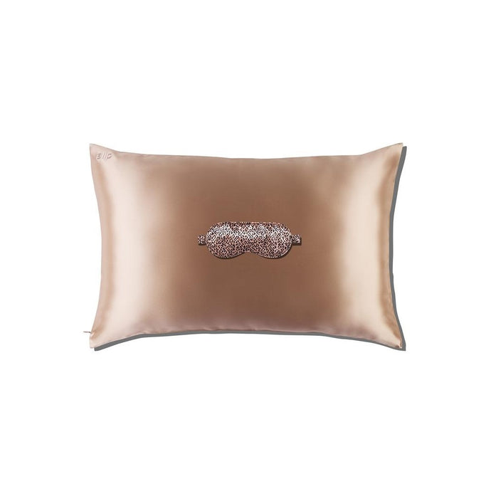Slip Beauty Sleep Gift Set - Rose Gold Pillowcase + Rose Leopard Sleep Mask